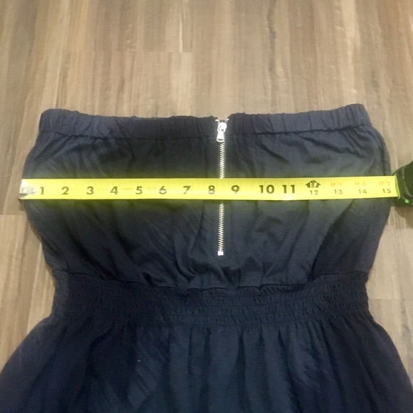 NWOT- GAP beautiful 2-tone blue strapless dress - Picture 4 of 5